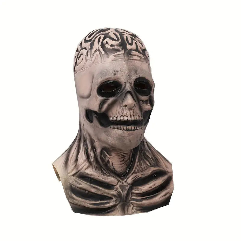 Grim Reaper's Grin: Halloween Skull Mask