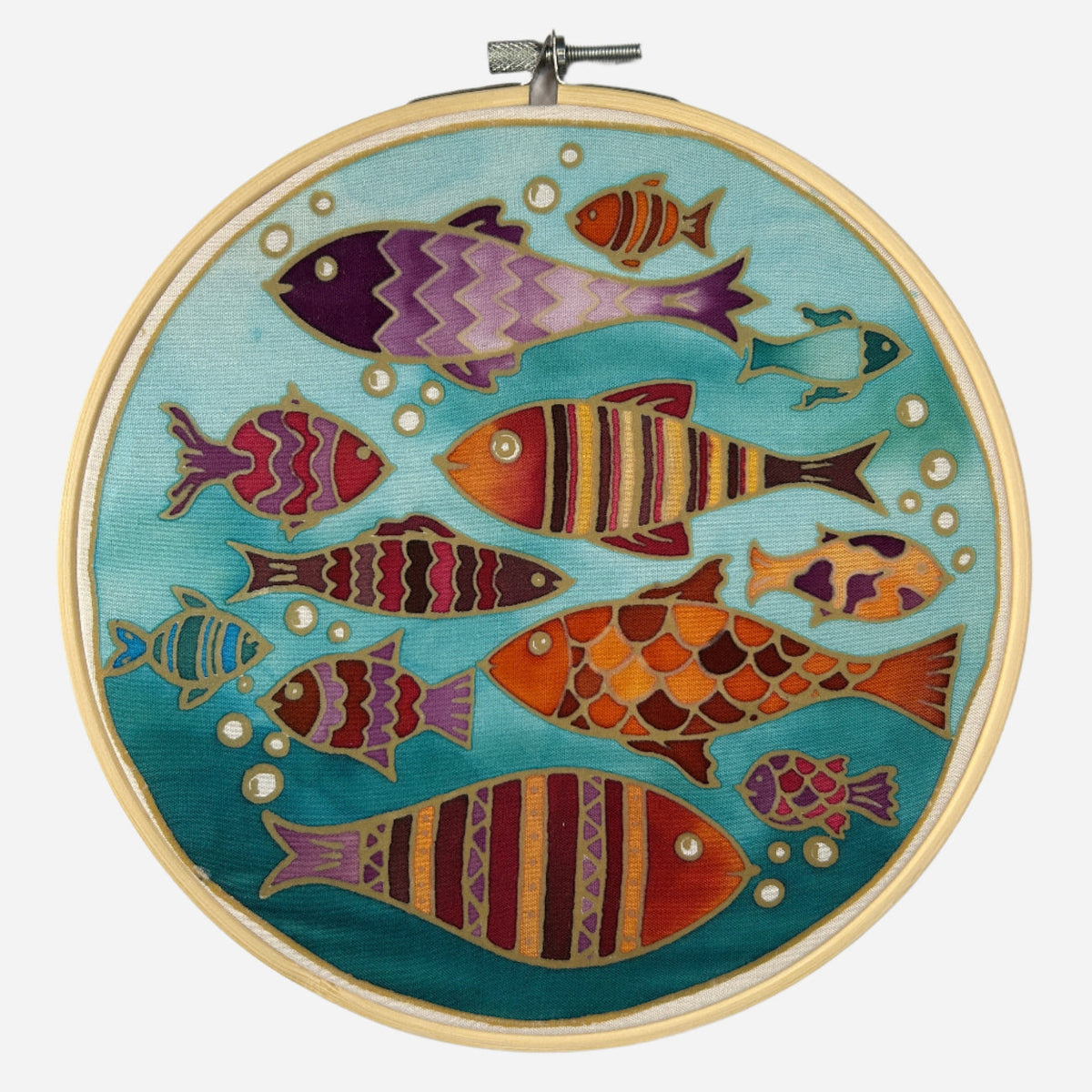 Fishes of the Sea | Batik Craft Kit | Hand-Waxed DIY Art Kit UK