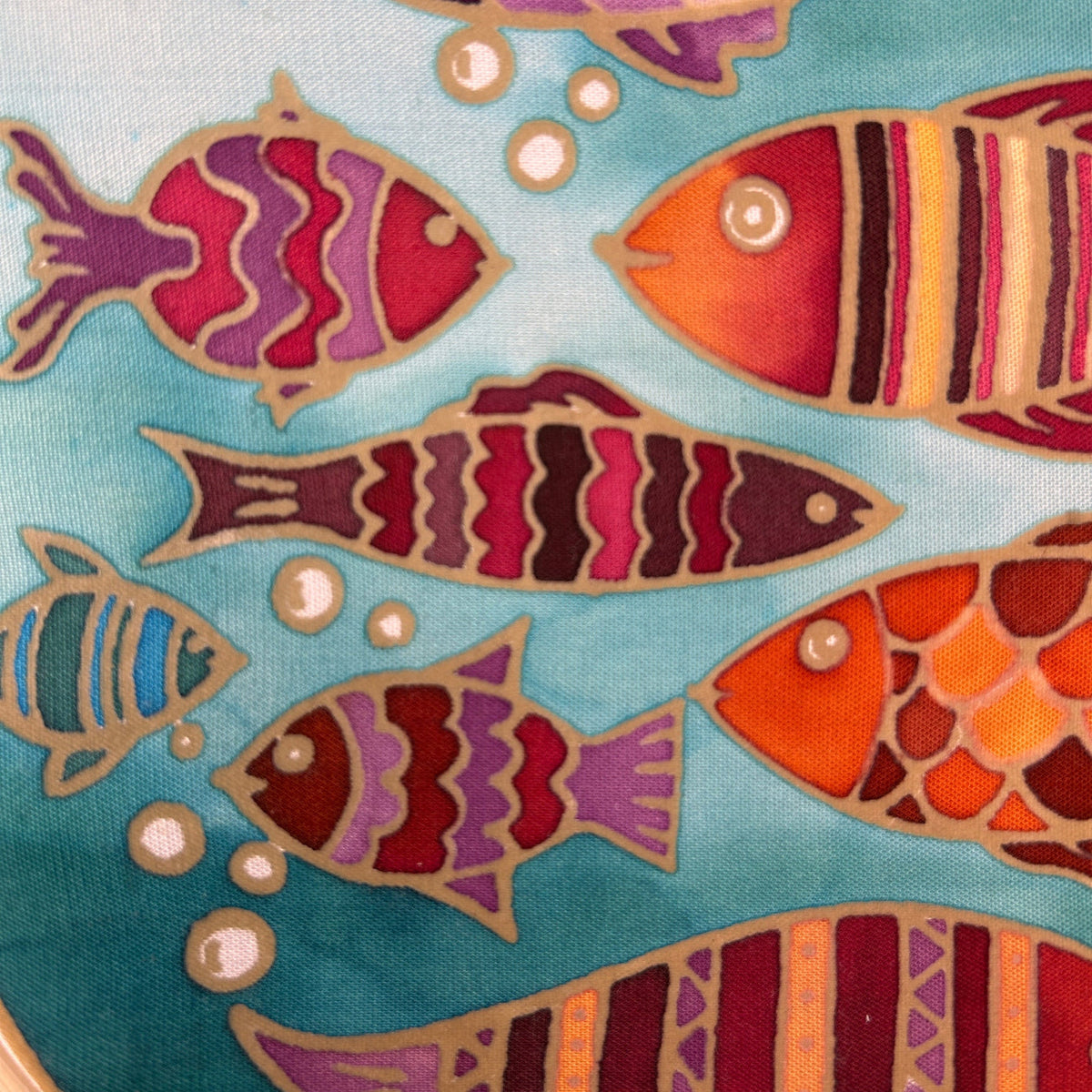 Fishes of the Sea | Batik Craft Kit | Hand-Waxed DIY Art Kit UK