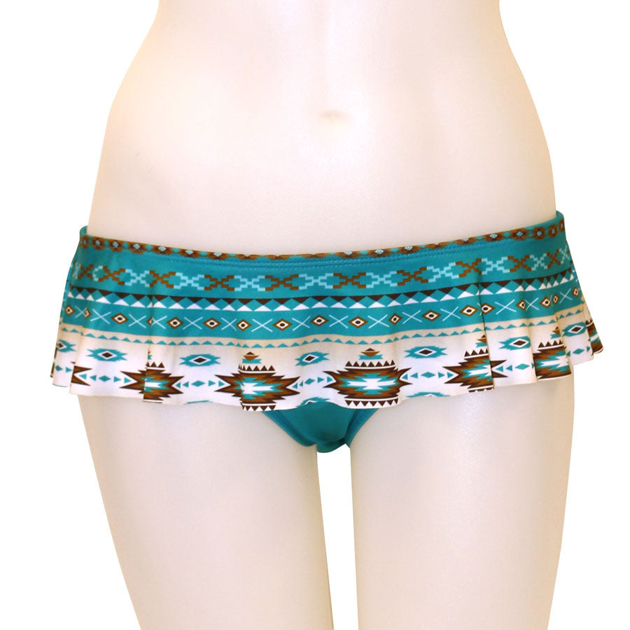 Loco Boutique Native Skirted Swim Bottom