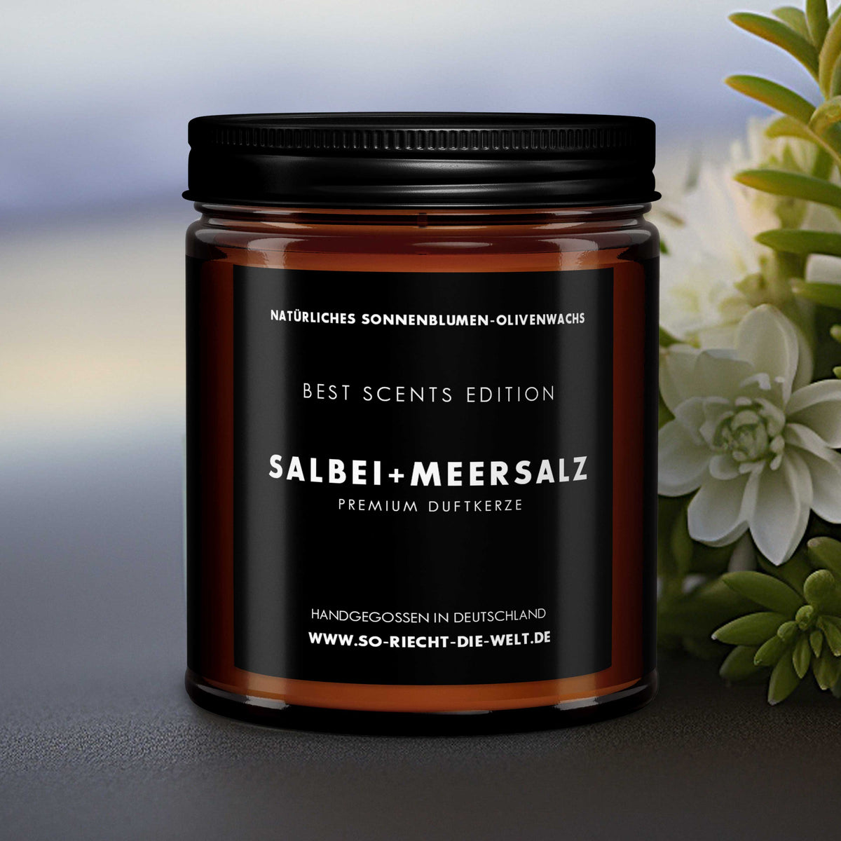 Salbei & Meersalz Kerze - Best Scents Edition