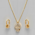 KAISA Jewelry Set Plaquée Or 14K